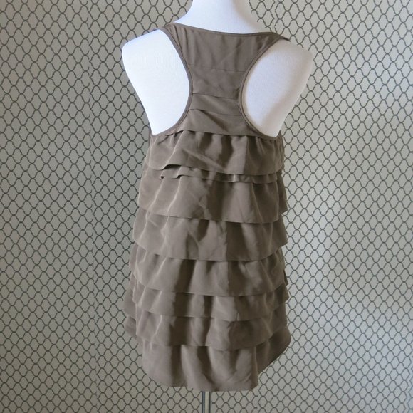 Central Park West Aritzia Racerback Ruffle Top Sml - Picture 3 of 7